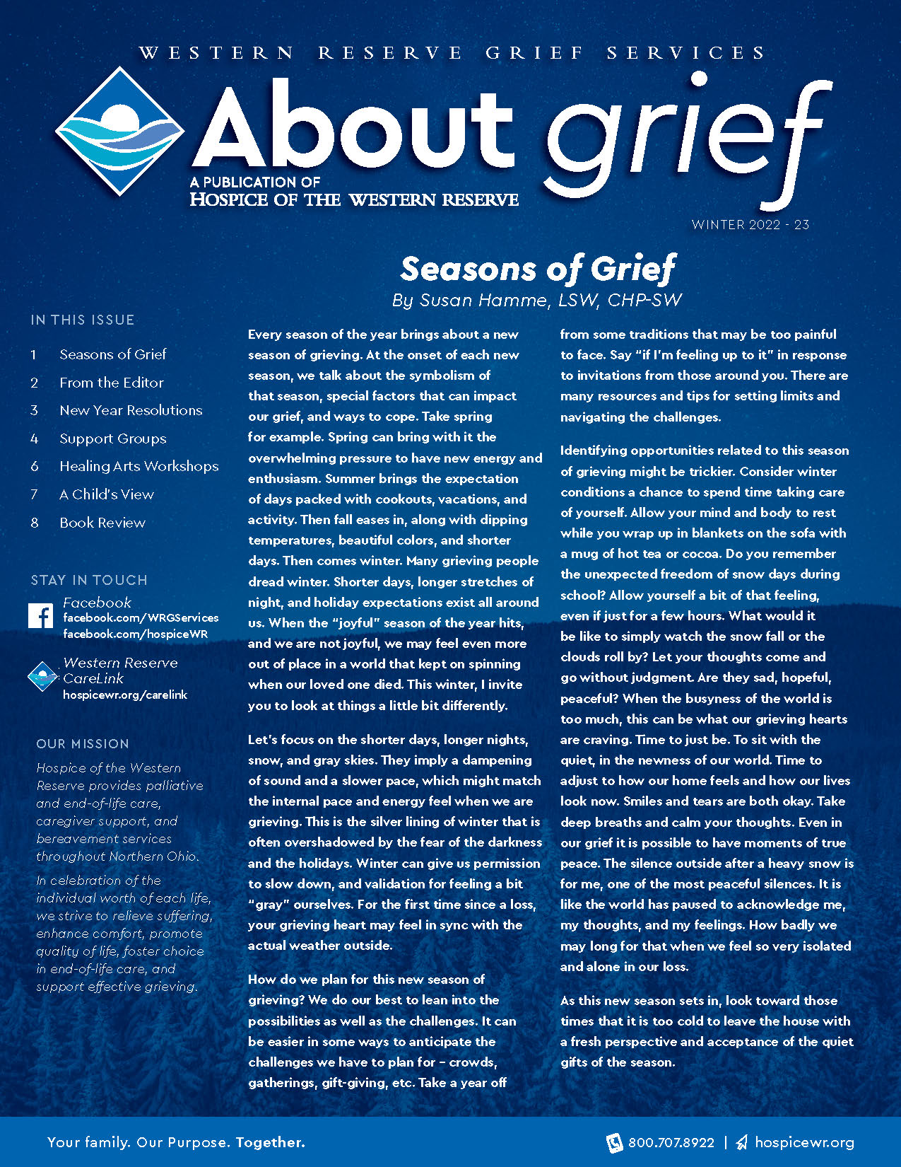 About Grief Winter 2023